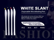 Microblading eliminabile inclinato bianco Pen Logo Customized